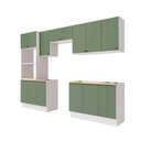 Ver imagem 3 de Lavanderia Modulada Kappesberg Celeste 9 Peças Branco/verde 310,5cm
