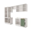 Ver imagem 2 de Lavanderia Modulada Kappesberg Celeste 9 Peças Branco/verde 310,5cm