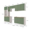 Lavanderia Modulada Kappesberg Celeste 9 Peças Branco/verde 310,5cm - 4