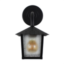 Ver imagem 2 de Kit 4 Arandela Colonial Nina Quadrada Vidro Pontilhado E27 Bivolt Preto