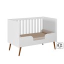 Ver imagem 5 de Berço Infantil Lunna 100% Mdf Estilo Retrô Branco