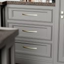 Ver imagem 2 de Puxador Il 2092 Dourado Fosco Italy Line 96mm