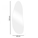 Ver imagem 4 de Espelho Multiuso Lapidado 120x40cm Orgânico E2G Design