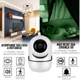 Babá Eletrônica sem Fio Visão Noturna para Bebê - 110v/220v - 3