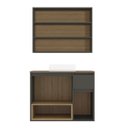 Ver imagem 5 de Conjunto de Móveis para Banheiro 80cm Aurora