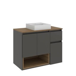 Conjunto de Móveis para Banheiro 80cm Aurora - 6