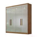Ver imagem 4 de Guarda Roupa Moderni 4 Portas 3 Gavetas Cor:Cumaru Fendi