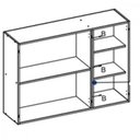 Ver imagem 2 de Armário Aéreo 3 Portas 1,20cm Classic Luciane