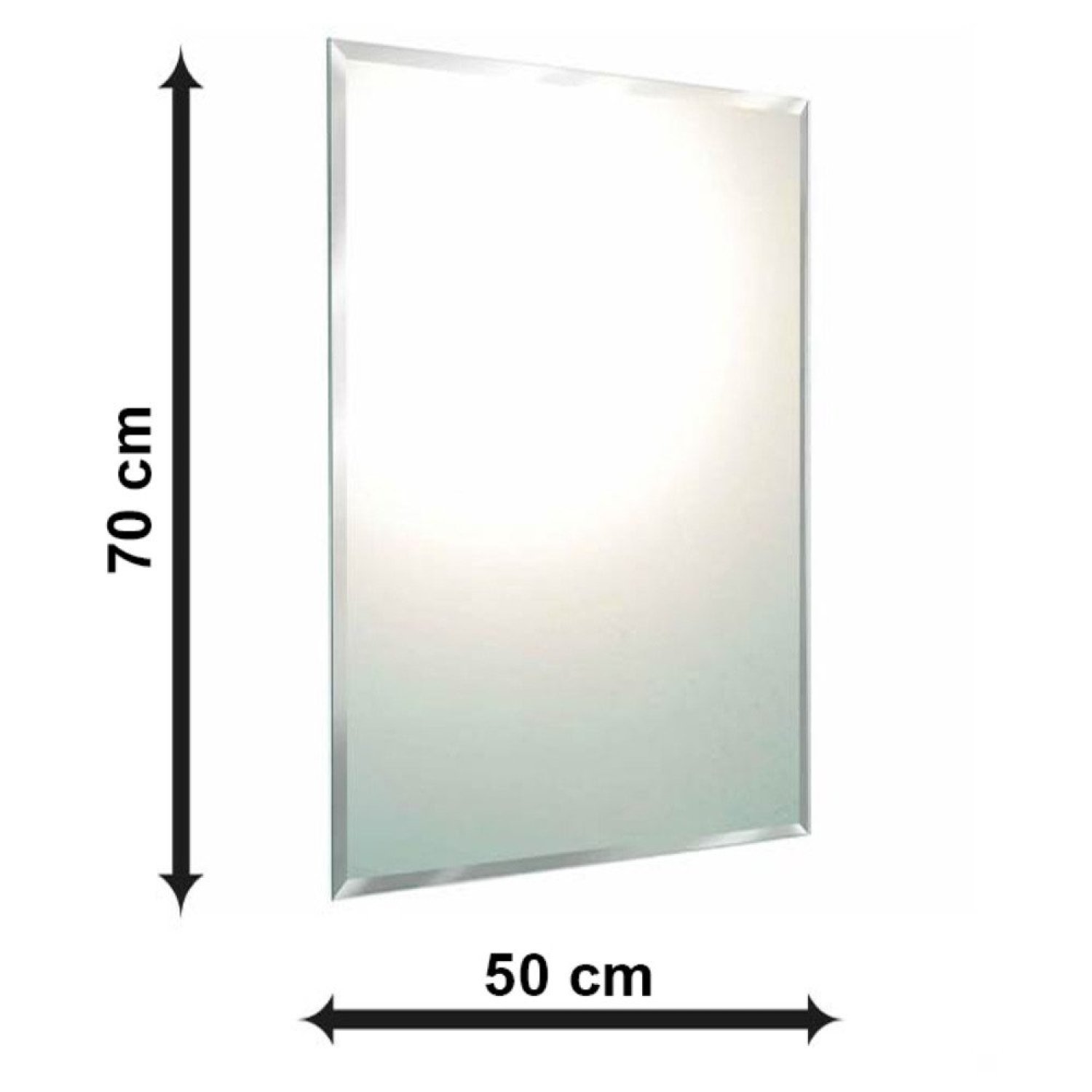 Espelho Multiuso Bisotê 70x50cm Retangular E2G Design - 4