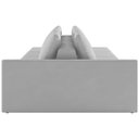 Ver imagem 4 de Sofá Ilha Modular para Sala 252cm com Puff Dublin K01 Veludo Cinza - Lyam Decor