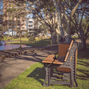 Ver imagem 2 de Banco de Jardim Madeira Plástica 0,60 M:marrom/kit Zincado Branco