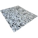 Ver imagem 2 de Tapete de couro preto branco salino 2,00x2,50 s/b pç 3x9cm