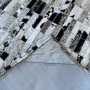 Ver imagem 3 de Tapete de couro preto branco salino 2,00x2,50 s/b pç 3x9cm