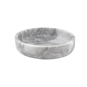 Centro de Mesa Decorativo de Mármore Branco 25cm Rjc0032 Btc