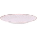 Ver imagem 3 de 24 Pratos Rasos de Porcelana Marrom Mesa Posta 25cm Rústicos Decorado Tramontina