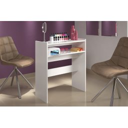 Mesa Manicure Organizador Prateleira Utensílios ClickForte Branco - 12