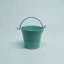 Ver imagem 1 de Mini Balde Colorido Alumínio c/ Alça Decoração Lembrancinha - Balde Alumínio Ciano