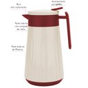 Ver imagem 4 de Garrafa Térmica Class Vermelha 1l Class Home