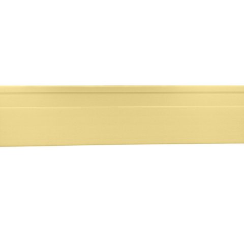 Rodapé PVC Liso 7CMX15MMX2,40m Caixa com 14,4m Linear Bege/Marfim Bariri