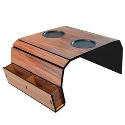 Suporte Porta Copos com Porta Controle Braço Sofá Casa Sala - 2
