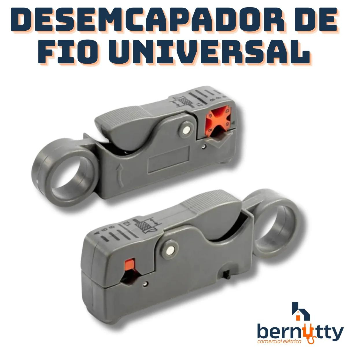 Decapador de Fio Cabo Coaxial Alicate de Descascamento Automático Rotativo - 3