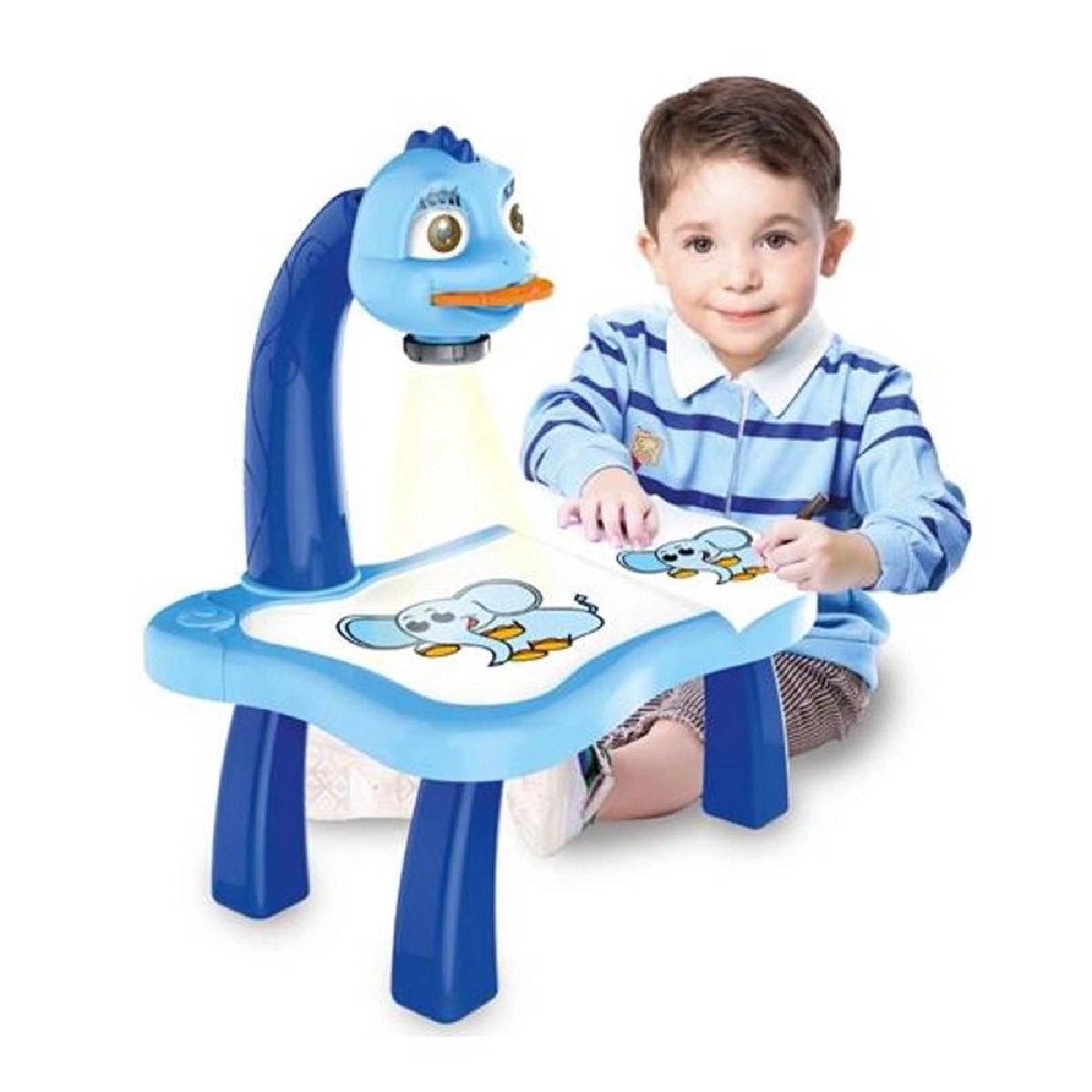 Mesa Azul Projetora de Desenhos Play e Learn Multikids 1600 - 3