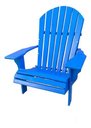 Ver imagem 1 de Cadeira Adirondack Pavão Clean Jardim Externa Azul-lazúli Azul-lazúli