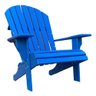 Cadeira Adirondack Pavão Clean Jardim Externa Azul-lazúli Azul-lazúli - 2