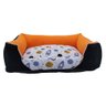 Cama para Cachorro Retangular 100% Algodão Preto/espacial Confortável Resistente e Espaçosa Duz Pets - 1