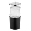 Ver imagem 3 de Lixeira 5 Litros Banheiro Cozinha Preto Tampa Aço Inox Forma