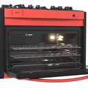 Ver imagem 3 de FOGAO A GAS DE EMBUTIR 5 BOCAS VENAX GAUDI PRISMA VITREO BL VERMELHO GAS GLP