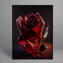 Ver imagem 1 de Quadro Decorativo Flower Red Rose Relevo