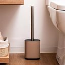 Ver imagem 2 de Escova Sanitária com Suporte Bege Lyor 11,5x7x39cm Plástico e Metal Banheiro Lavabo