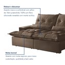 Ver mais imagens de Sofá Retrátil e Reclinável 4 Lugares 230cm Avalon Super Pillow 