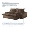 Sofá Retrátil e Reclinável 4 Lugares 230cm Avalon Super Pillow  - 7