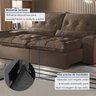 Sofá Retrátil e Reclinável 4 Lugares 230cm Avalon Super Pillow  - 9