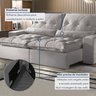Sofá Retrátil e Reclinável 4 Lugares 250cm Avalon Super Pillow  - 9