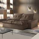 Ver imagem 1 de Sofá Retrátil e Reclinável 4 Lugares 250cm Avalon Super Pillow 