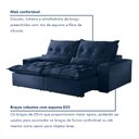 Ver imagem 7 de Sofá Retrátil e Reclinável 5 Lugares 290cm Avalon Super Pillow