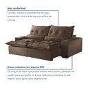 Ver mais imagens de Sofá Retrátil e Reclinável 5 Lugares 290cm Avalon Super Pillow