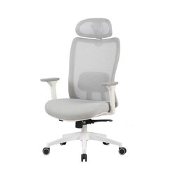 Cadeira Ergonômica Elements Astra Pro Cinza e Branca - 3