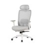Cadeira Ergonômica Elements Astra Pro Cinza e Branca - 3
