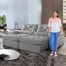 Sofá Retrátil e Reclinável 4 Lugares 220cm Diamond Super Pillow  - 9