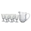 Ver imagem 1 de Conjunto Jarra + 6 Taças Angélica em Cristal Ecológico 1,3l - L'hermitage