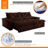 Sofá Retrátil e Reclinável 4 Lugares 220cm Diamond Super Pillow  - 5
