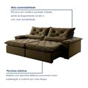 Ver imagem 6 de Sofá Retrátil e Reclinável 2 Lugares 220cm Diamond Super Pillow