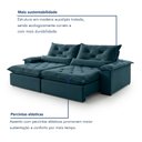 Ver mais imagens de Sofá Retrátil e Reclinável 4 Lugares 240cm Diamond Super Pillow