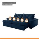 Ver mais imagens de Sofá Retrátil e Reclinável 5 Lugares 280cm Diamond Super Pillow