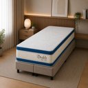 Ver imagem 5 de Colchão Solteiro Sr Life Double Molas Ensacadas Espuma D33 88x188x34cm Branco
