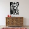 Quadro Decorativo Animais Leão e Seus Filhotes - 200x120 Cm - 5